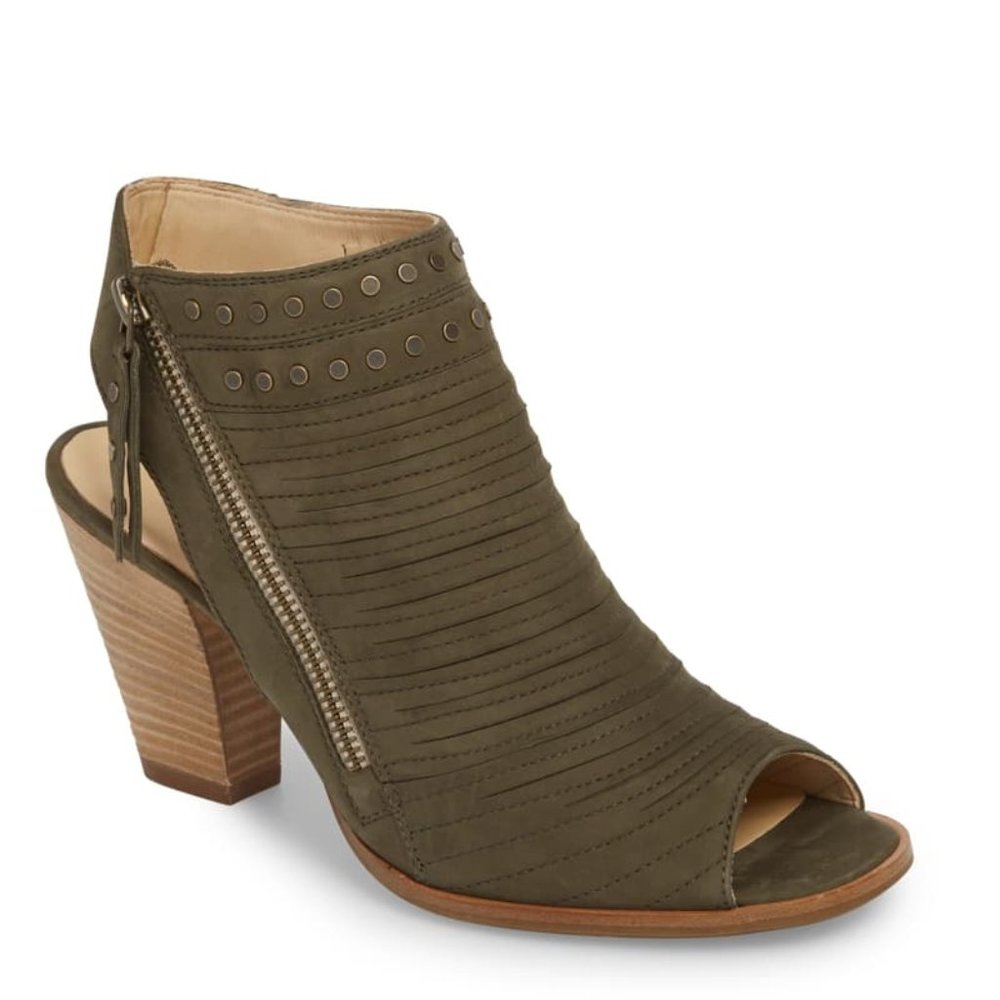 Paul Green Sydney Studded Peep Toe Bootie Sandal